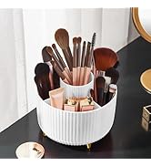 Amazon | Diesisa メイクブラシケース 360°回転 コスメ収納 5スロット